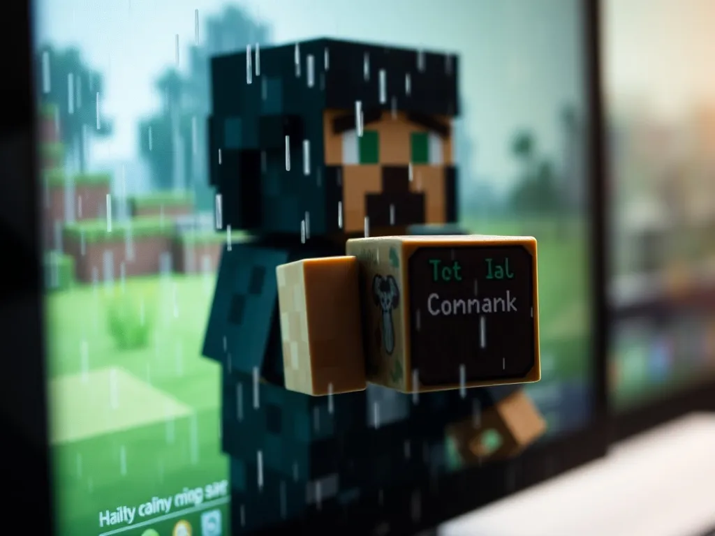 Jak używać komendy na deszcz w Minecraft? Przewodnik krok po kroku